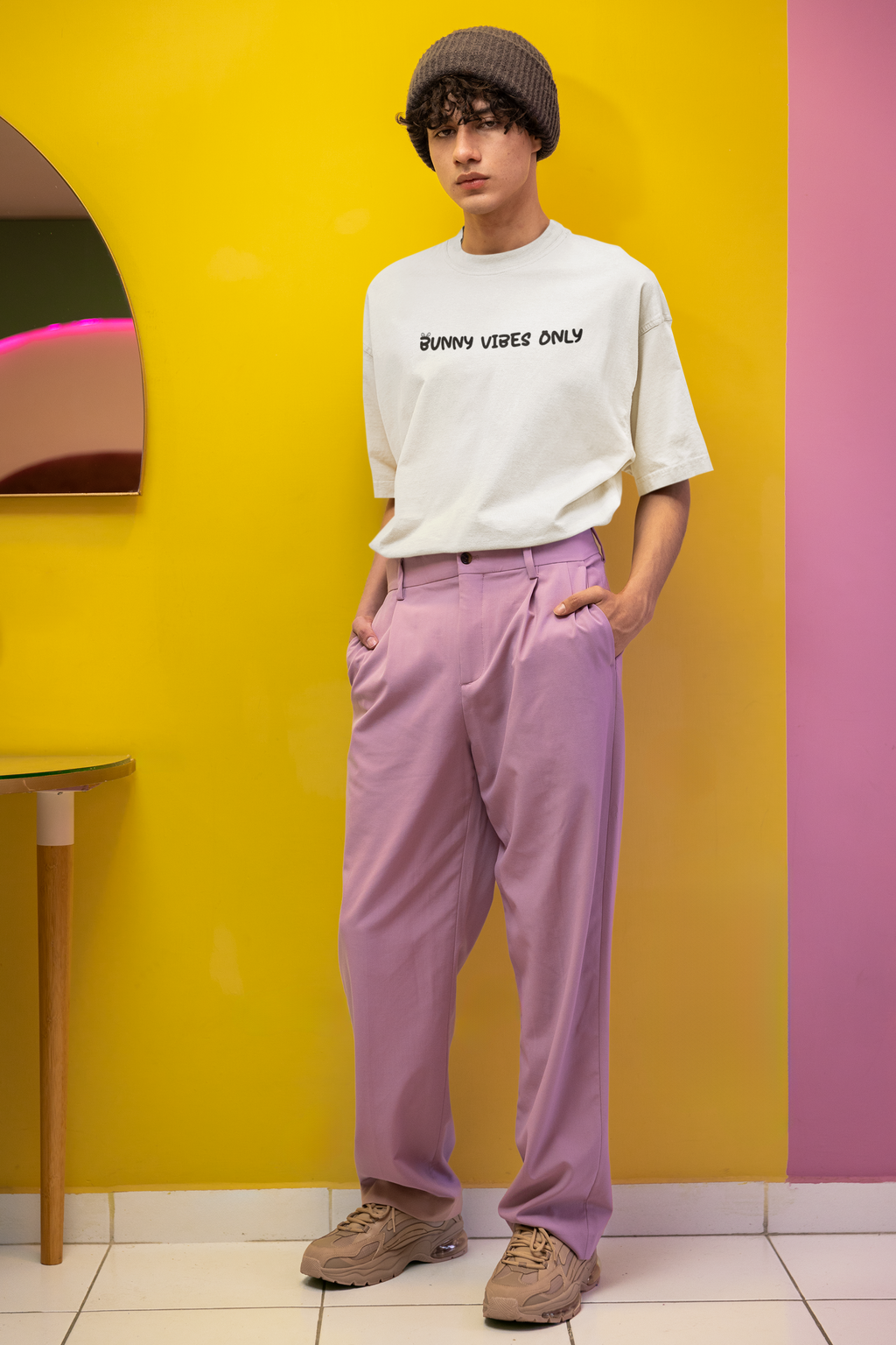 Bunny Vibes Only Graphic Tee – Cute Bunny T-Shirt for Rabbit Lovers