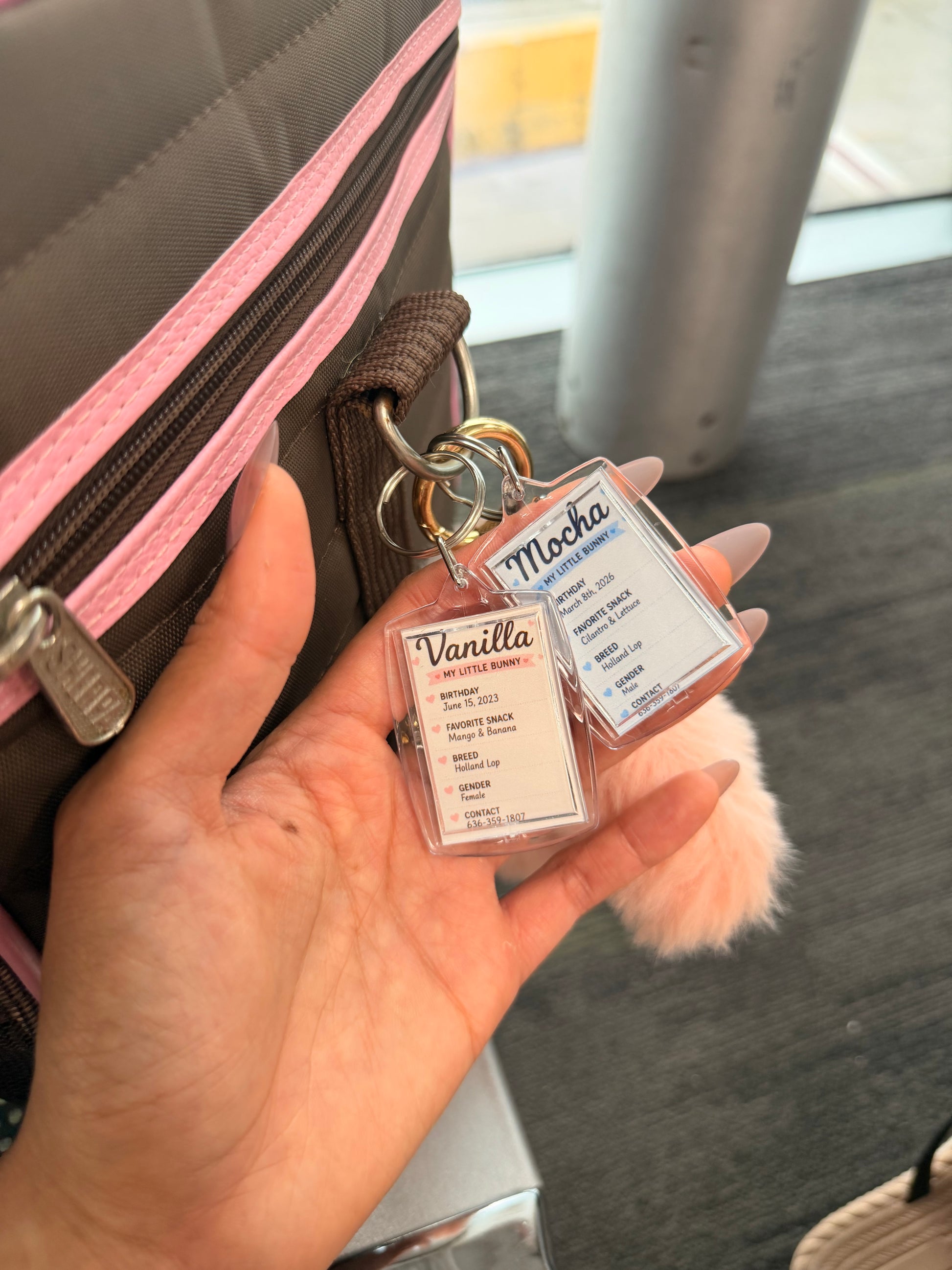 Personalized Pet Photo Keychain