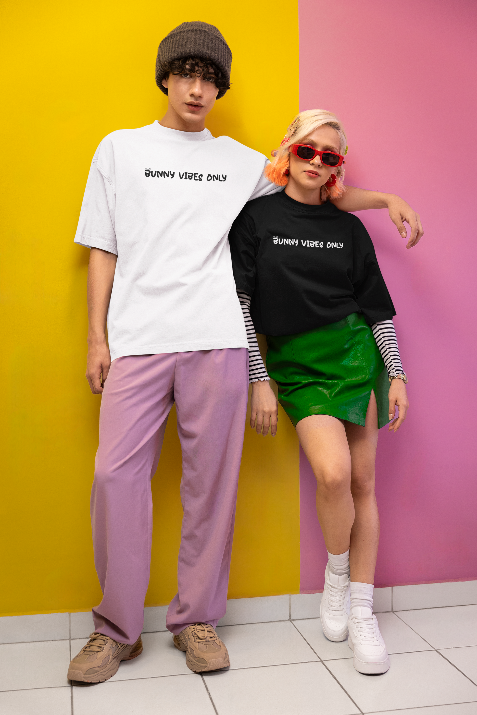 Bunny Vibes Only Graphic Tee – Cute Bunny T-Shirt for Rabbit Lovers