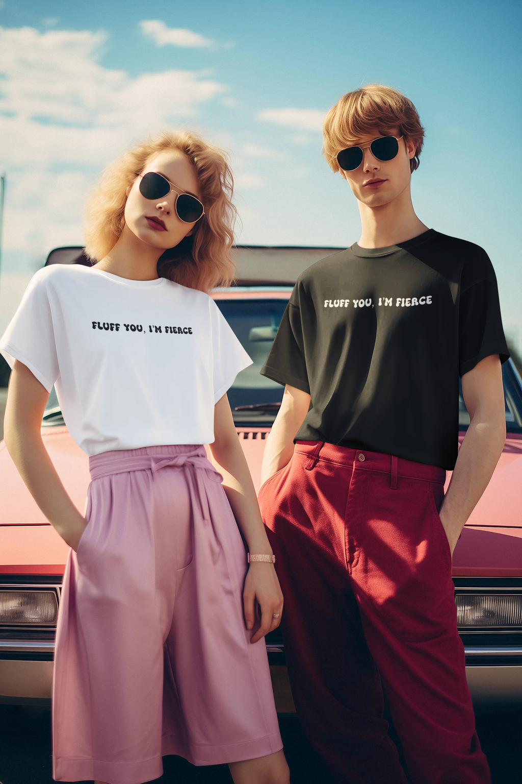 Fluff You, I’m Fierce Graphic Tee – Cute Bunny T-Shirt for Rabbit Lovers