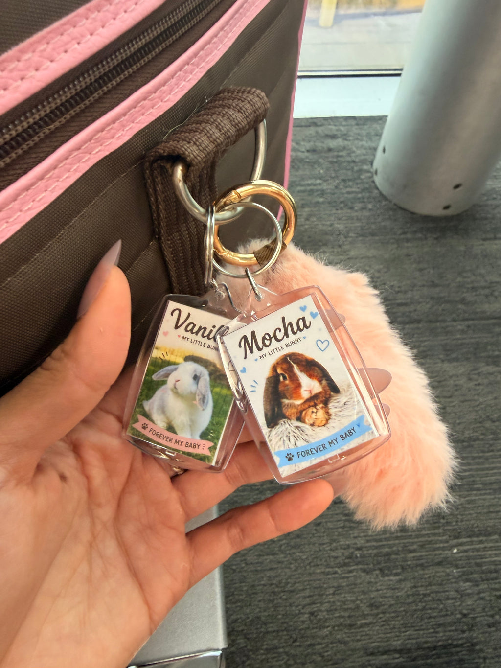 Personalized Pet Photo Keychain