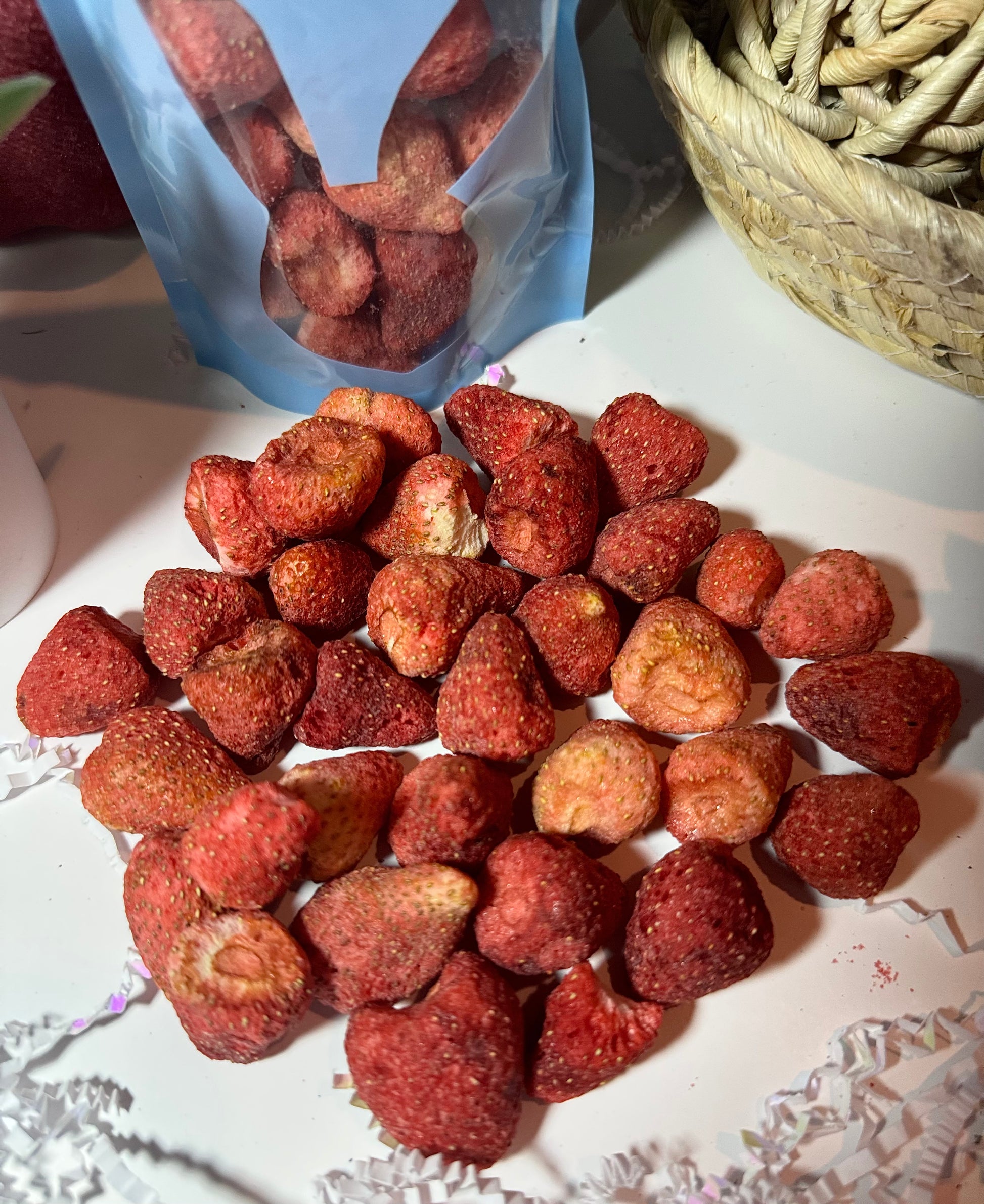 Dried Strawberry Bites